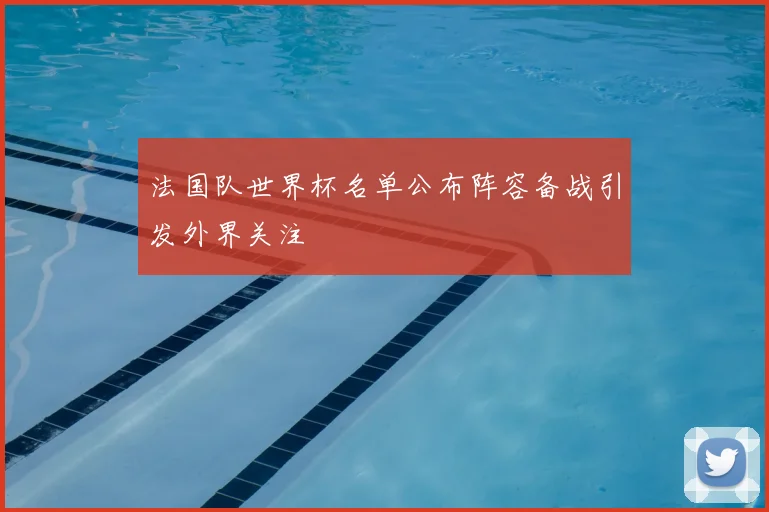 法国队世界杯名单公布阵容备战引发外界关注